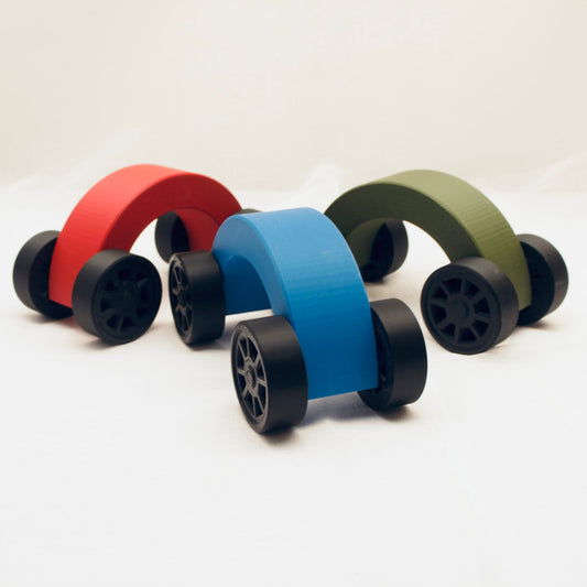 Arch Car - Toy - HL Designs - ARC - PLA - RED
