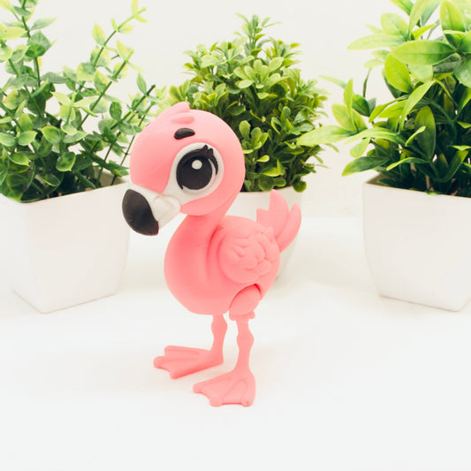 Flexi Flamingo - Articulated Toy - HL Designs - FLE - PLA - FLA