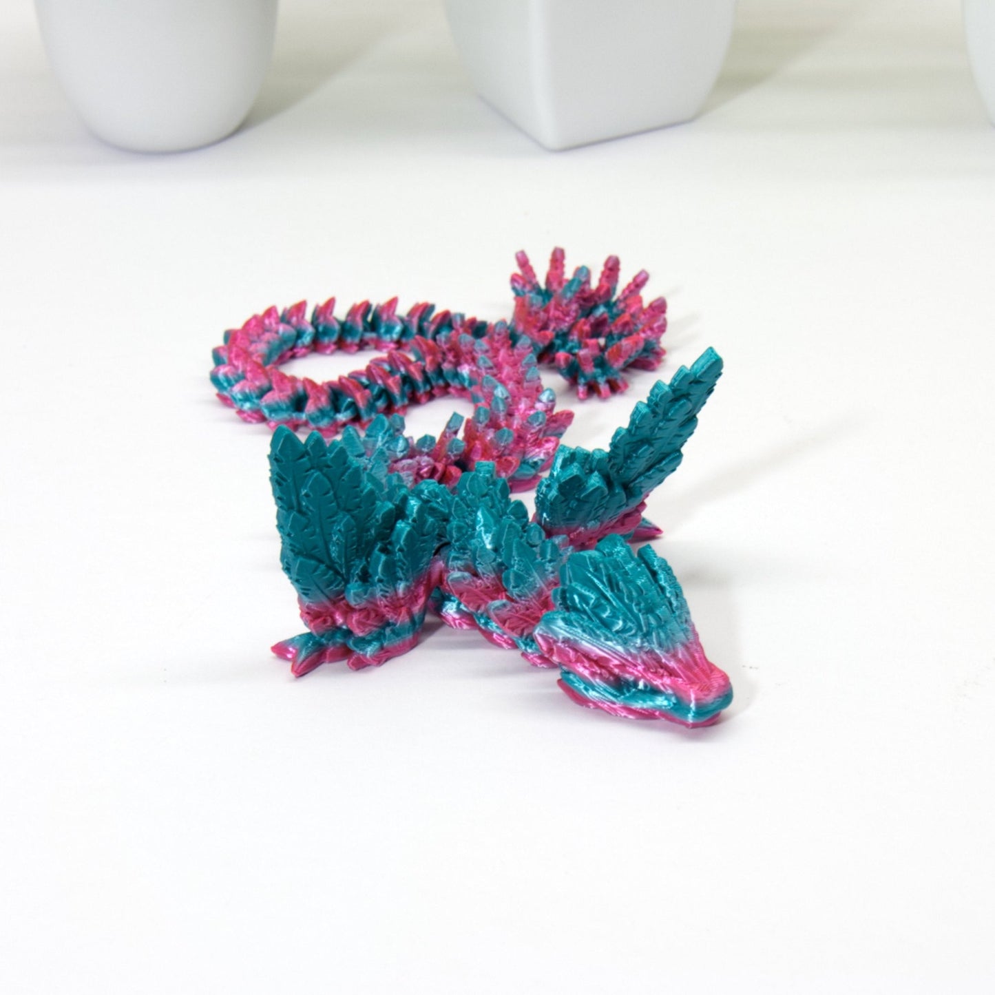 Flying Serpent Dragon β 3D Printed Articulated Dragon Toy | Flexible Fantasy Fidget, Sensory Gift & Collectible for Kids & Adults - Articulated Toy - HL Designs - SKU - FSE - DRA - 1