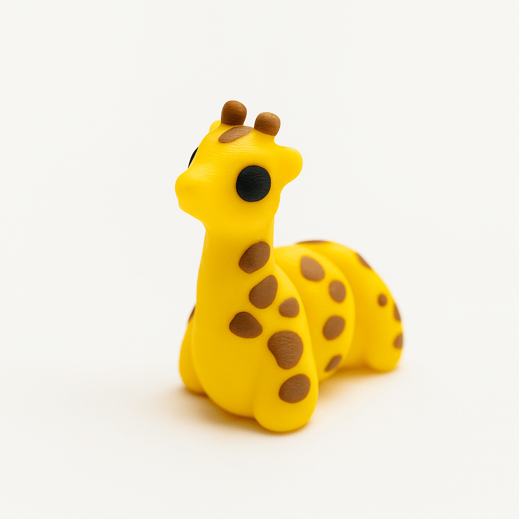 Giraffe Jigglit – 3D Printed Articulated Giraffe Toy | Flexible Fidget, Sensory | Collectible Gift for Kids & Adults - Articulated Toy - HL Designs - JIG-PLA-GIR