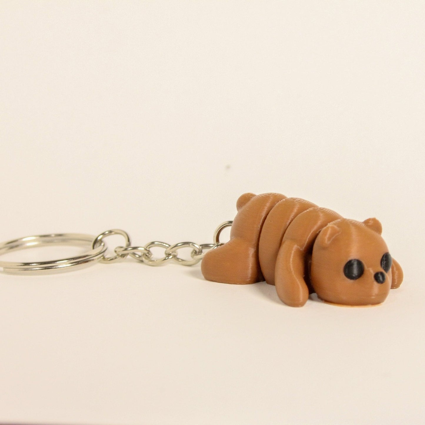 Jigglitz Keychain – 3D Printed Articulated Toy Key Ring | Flexible Collectible Fidget | Sensory Toy for Kids & Adults - Articulated - HL Designs - KEY - BEA - PLA