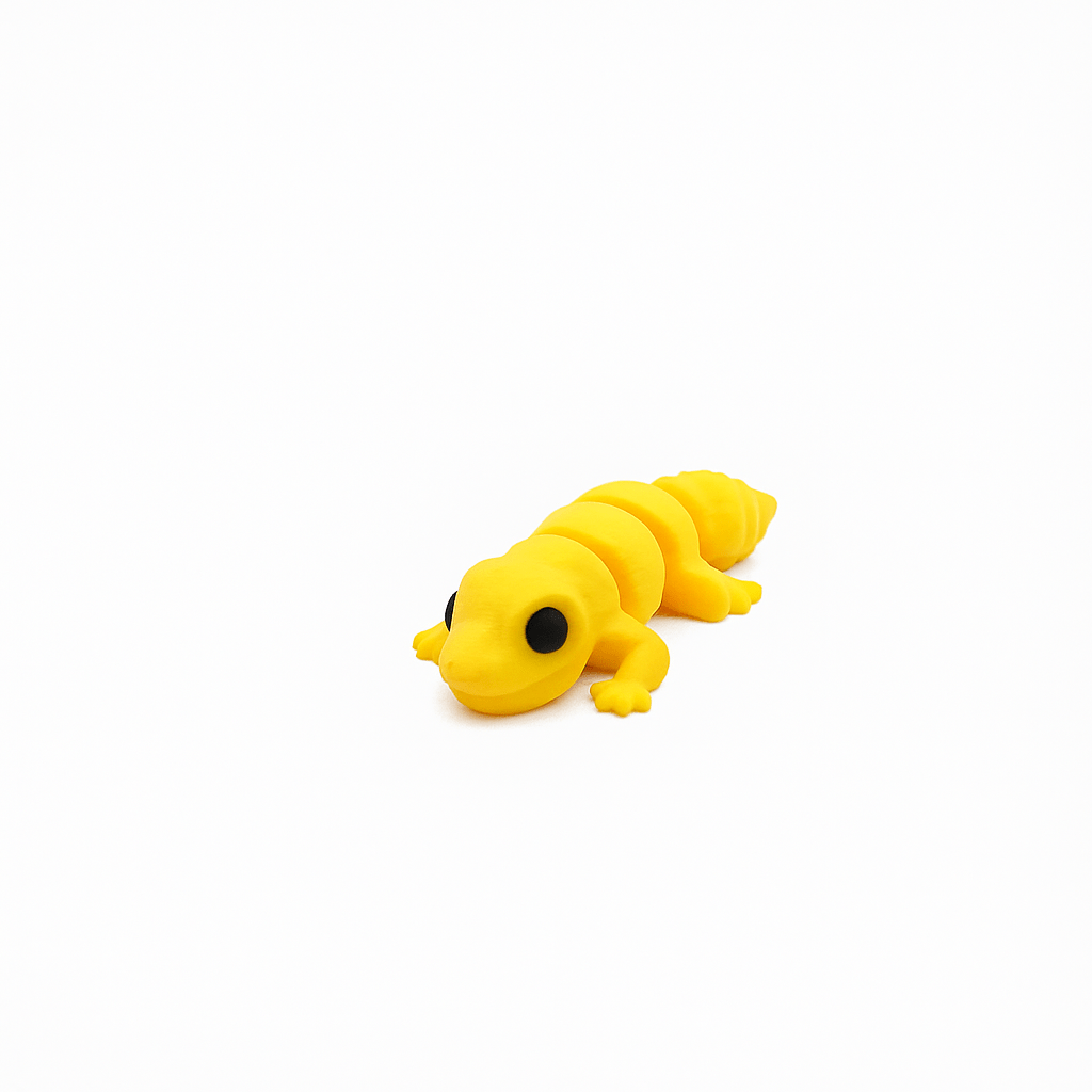 Leopard Gecko Jigglit β 3D Printed Articulated Leopard Gecko Toy | Flexible Fidget, Sensory | Collectible Gift for Kids & Adults - Articulated Toy - HL Designs - JIG-PLA-LG