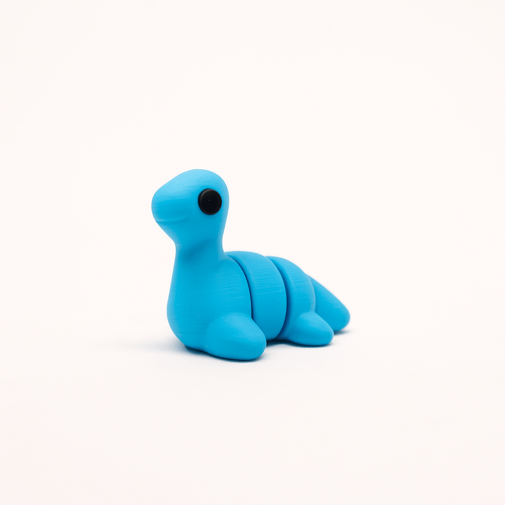 Loch Ness Jigglitz β 3D Printed Articulated Loch Ness Monster Toy | Flexible Fidget, Sensory Gift & Collectible for Kids & Adults - Articulated Toy - HL Designs - SKU-JIG-LOC