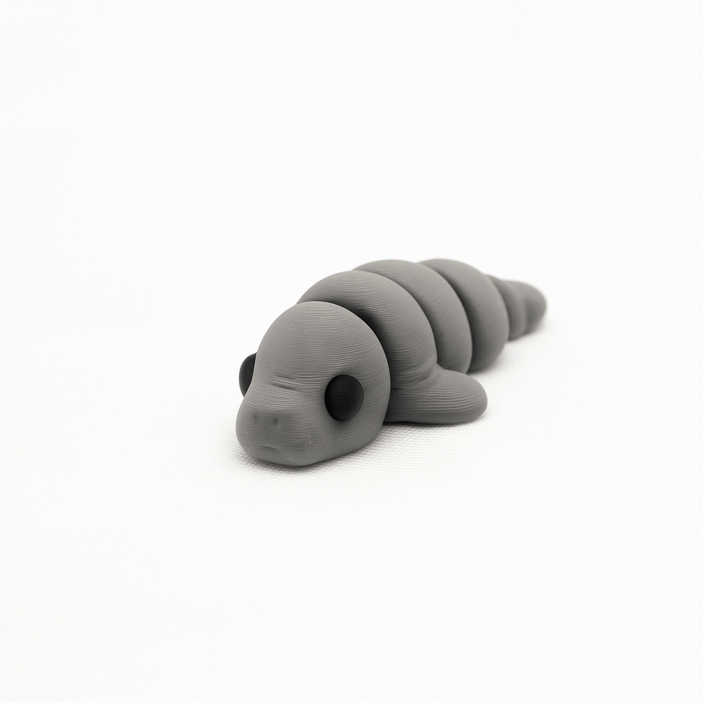 Manatee Jigglit β 3D Printed Articulated Manatee Toy | Flexible Fidget, Sensory | Collectible Gift for Kids & Adults - Articulated Toy - HL Designs - JIG-PLA-MAN