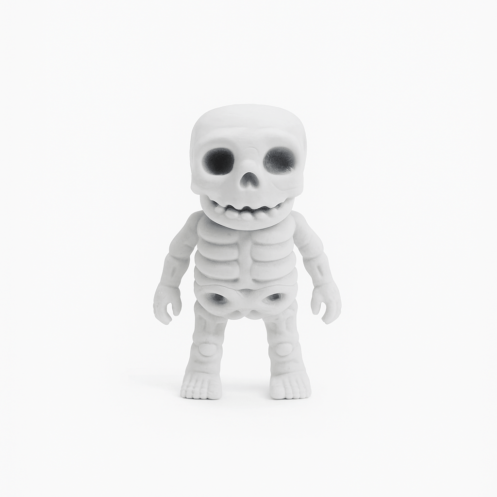 Skeleton Jigglit – 3D Printed Articulated Skeleton Toy | Flexible Fidget, Sensory | Collectible Gift for Kids & Adults - Articulated Toy - HL Designs - JIG-PLA-SKE