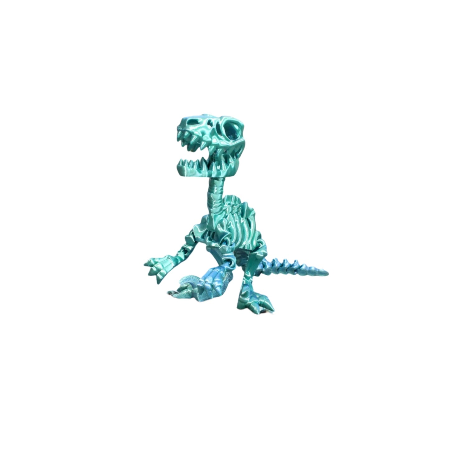 Skelly Raptor - Articulated Toy - HL Designs - SR - PLA - MED - BG