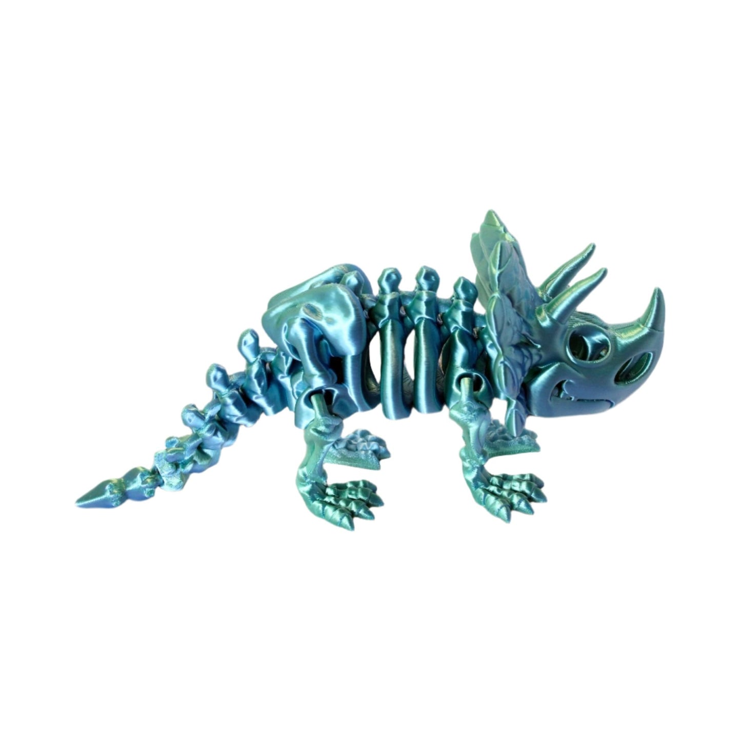 Skelly Triceratops - Articulated - HL Designs - TRI - PLA - MED - BG