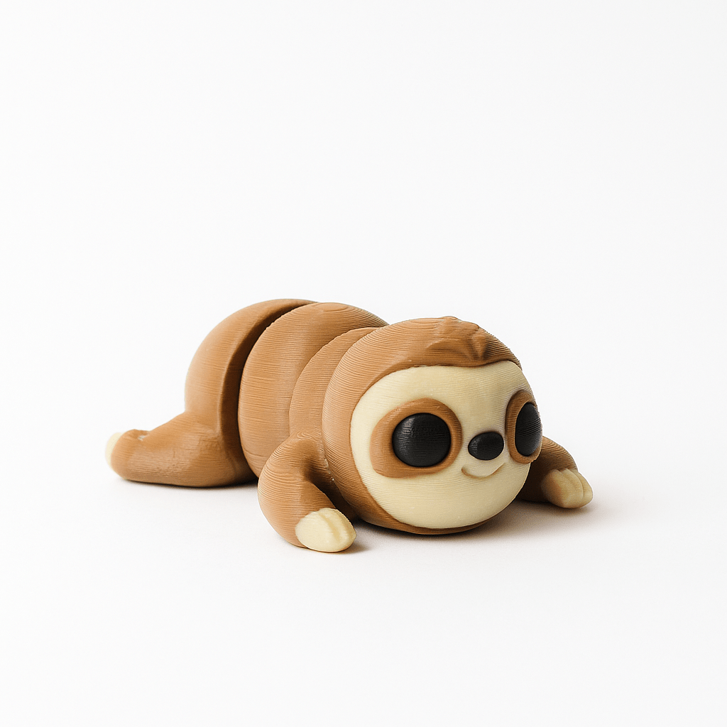 Sloth Jigglitz β Articulated 3D Printed Sloth Toy | Cute Collectible Wiggle Toy by H&L Designs - HL Designs - SKU-JIG-SLO
