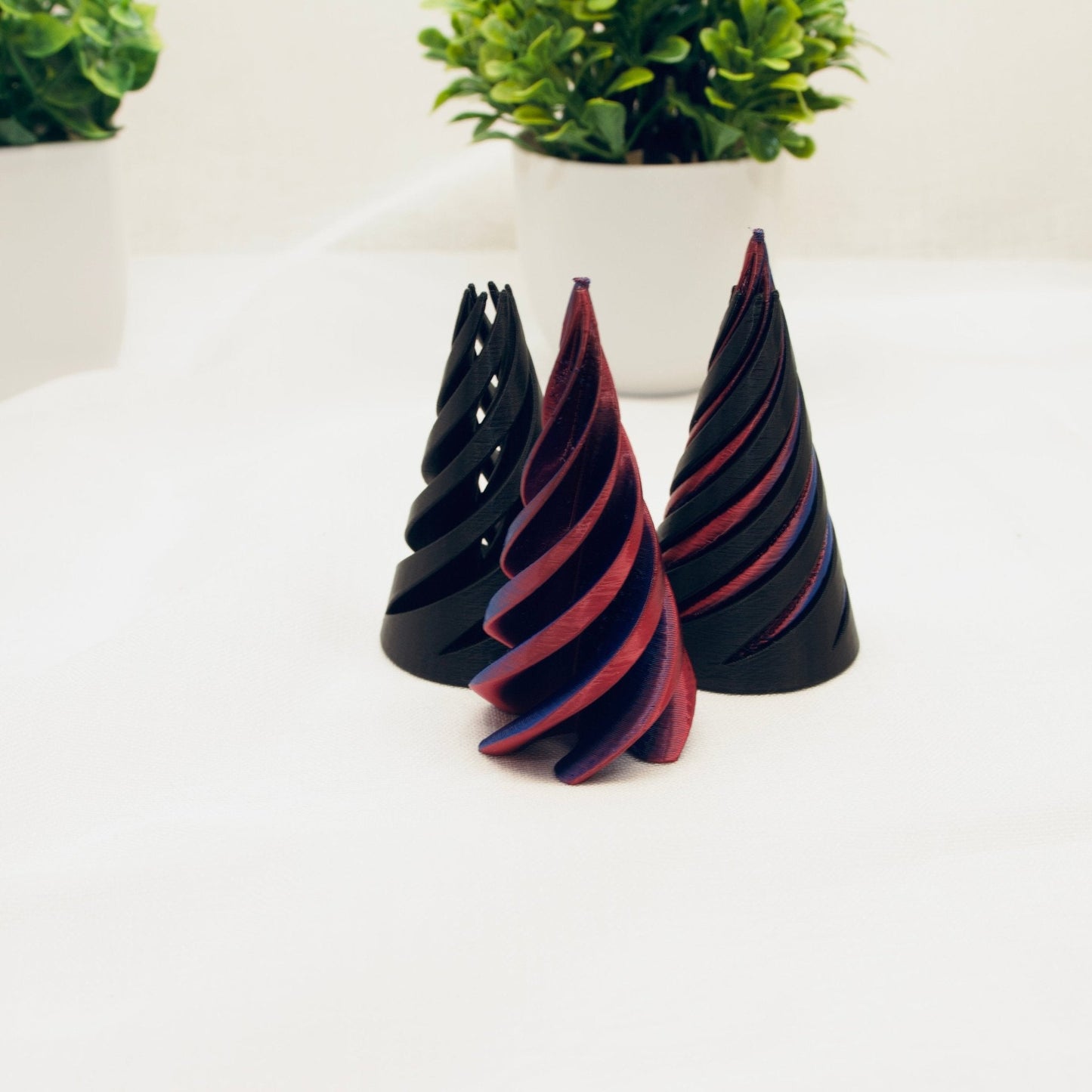 Spiral Fidget Cone – 3D Printed Stress Relief Toy | Unique Desk Toy for Focus, Anxiety & Relaxation - Fidget - HL Designs - SFC - PLA - 3