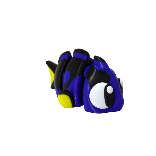 Surgeonfish Flexi – 3D Printed Articulated Fish Toy | Flexible Fidget, Sensory Gift | Collectible for Kids & Adults