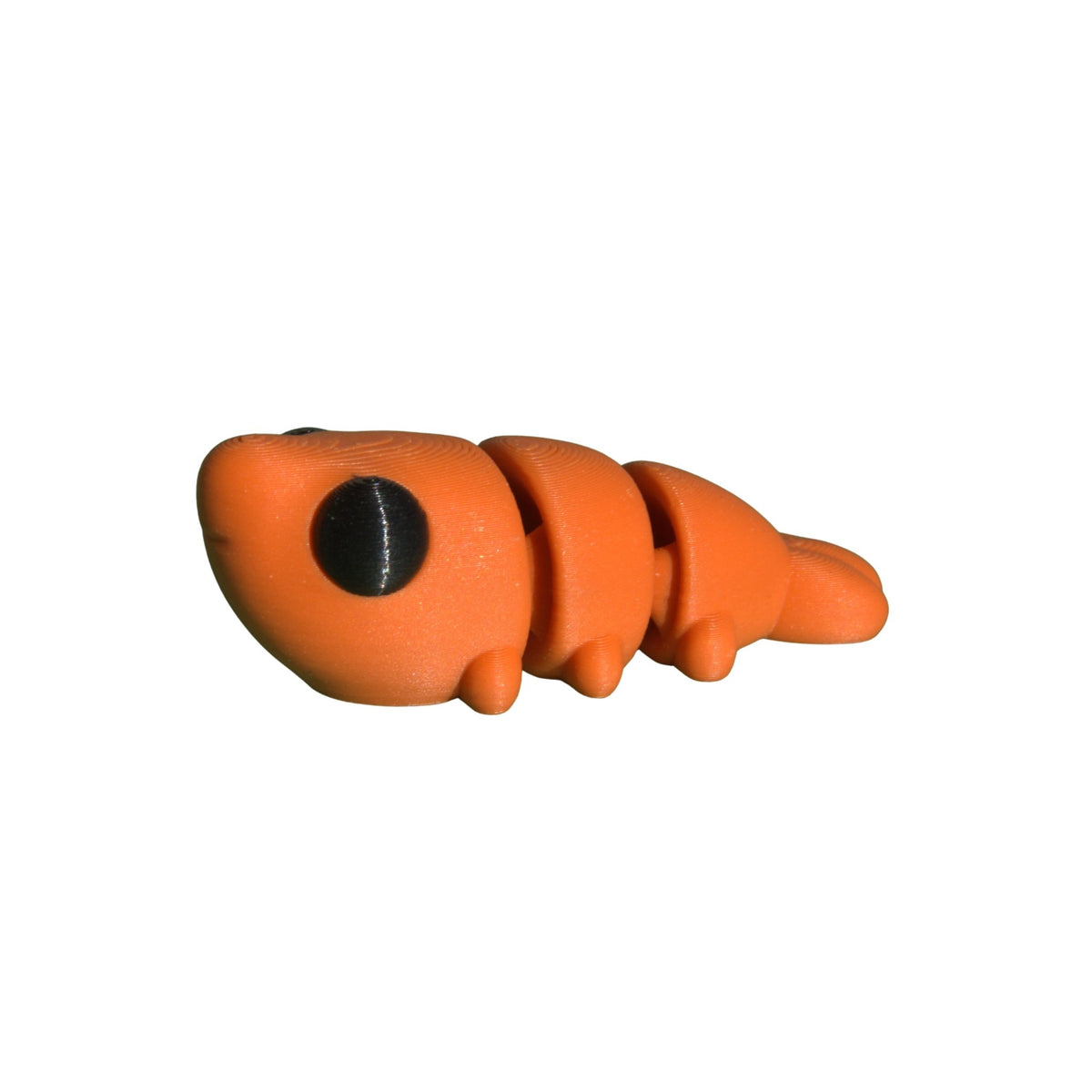 Baby Shrimp Jigglit – 3D Printed Articulated Shrimp Toy | Flexible Fidget, Sensory | Collectible Gift for Kids & Adults - Articulated Toy - HL Designs - SKU-JIG-SHR