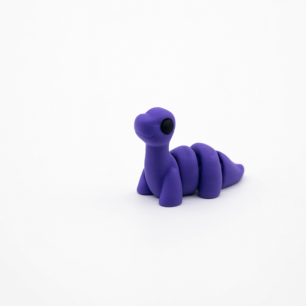 Brontosaurus Jigglit – 3D Printed Articulated Brontosaurus Toy | Flexible Fidget, Sensory | Collectible Gift for Kids & Adults - Articulated Toy - HL Designs - JIG-PLA-BRO