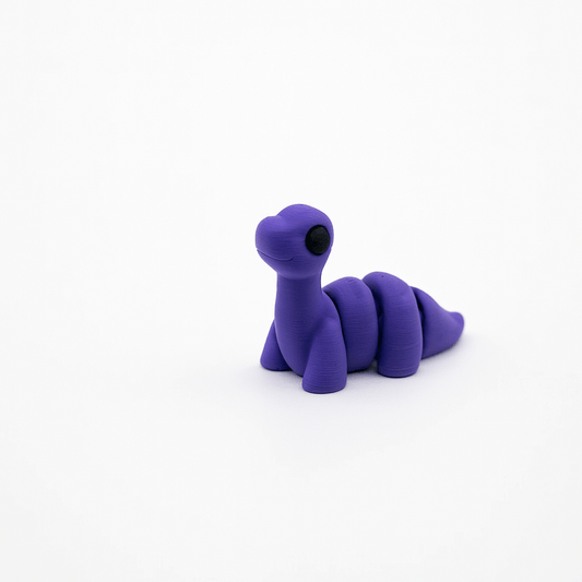 Brontosaurus Jigglit – 3D Printed Articulated Brontosaurus Toy | Flexible Fidget, Sensory | Collectible Gift for Kids & Adults - Articulated Toy - HL Designs - JIG-PLA-BRO