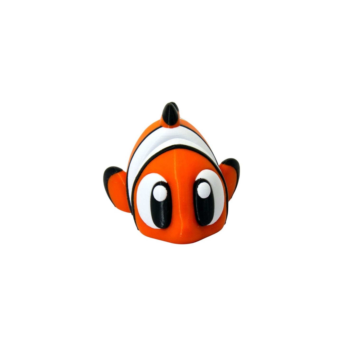 Clownfish Flexi – 3D Printed Articulated Clownfish Toy | Flexible Fidget, Sensory Gift | Collectible for Kids & Adults - Articulated Toy - HL Designs - SKU - CLO - FLE