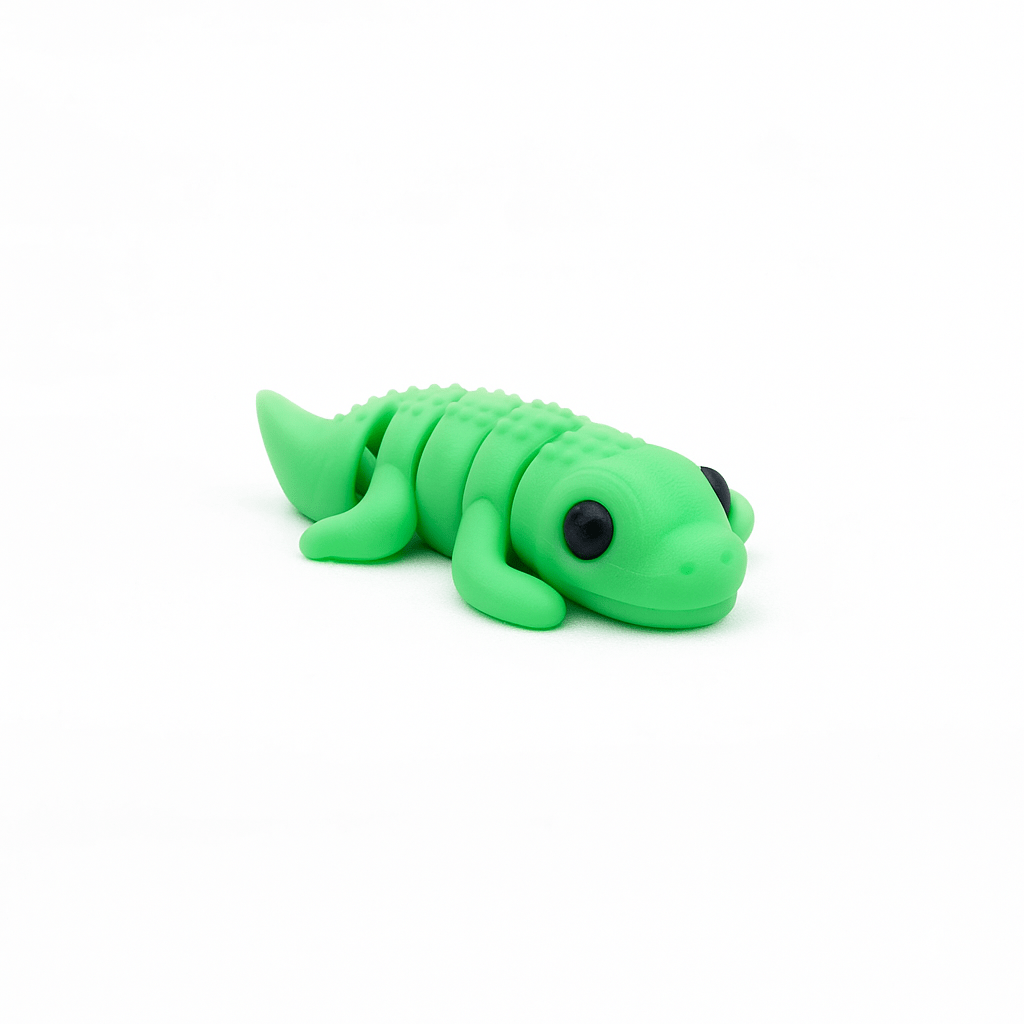 Crocodile Jigglit – 3D Printed Articulated Crocodile Toy | Flexible Fidget, Sensory | Collectible Gift for Kids & Adults - Articulated Toy - HL Designs - JIG-PLA-CRO