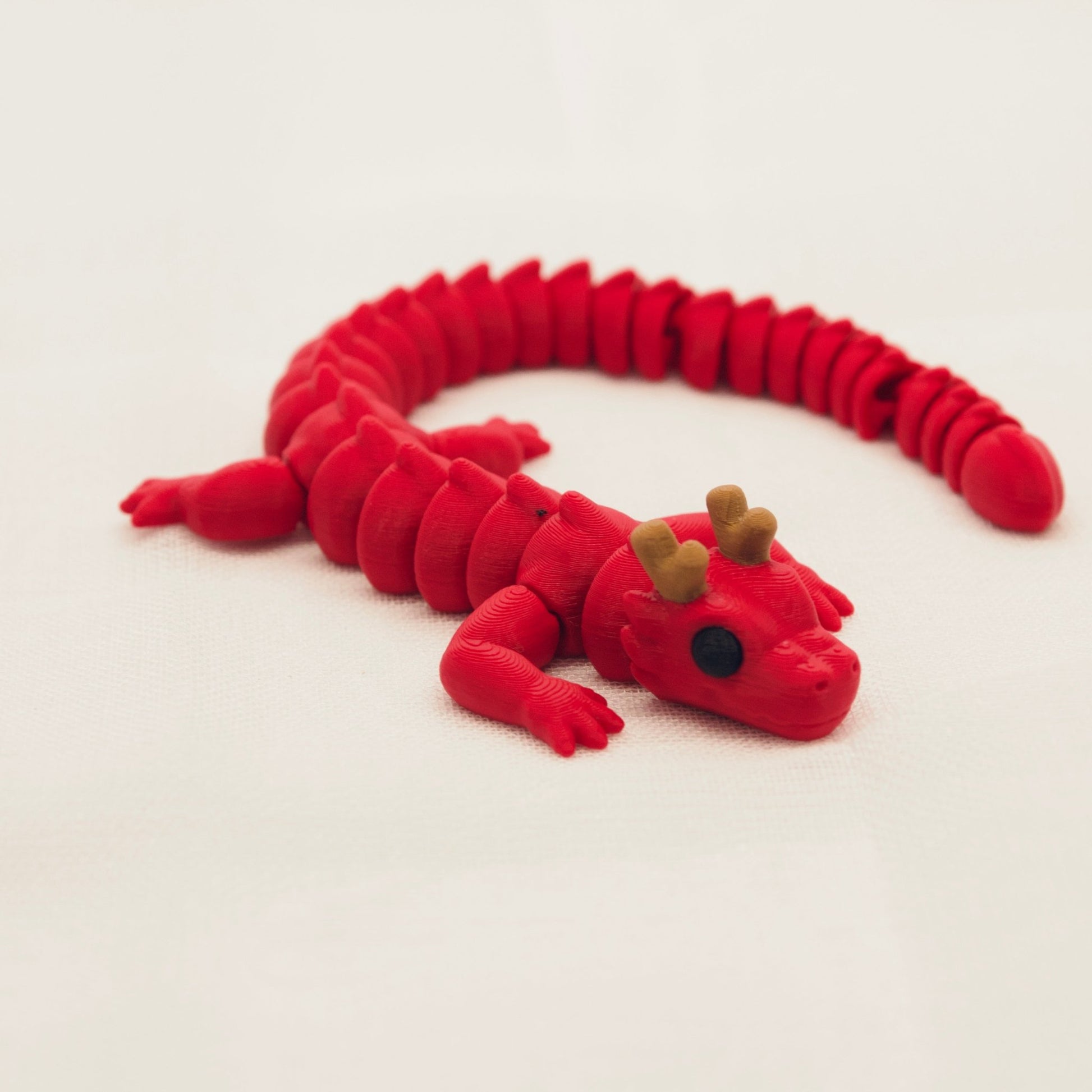 Dragon Magenta Jigglit - Articulated Toy - HL Designs - JIG - PLA - DRA - MAG