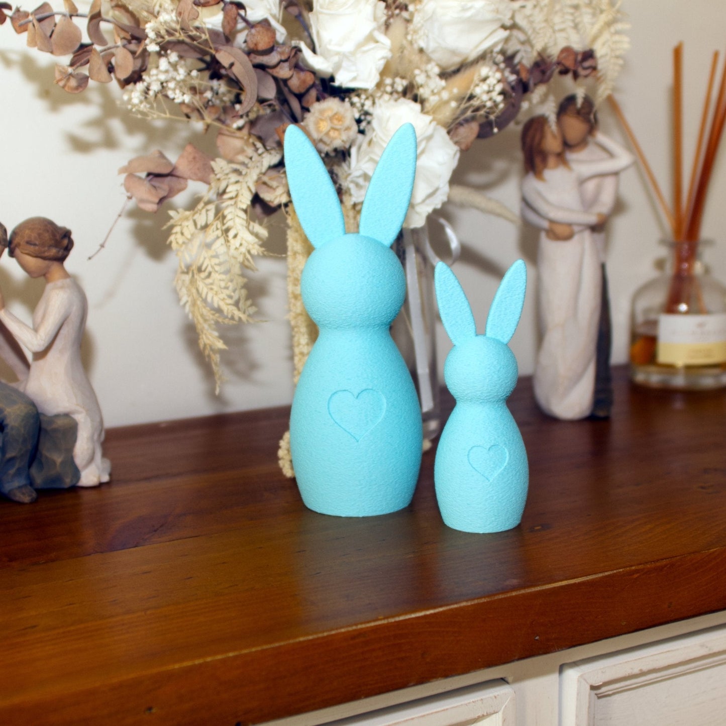 Easter Bunny Decoration - Home Decor - HL Designs - EBD - PLA - SML - BLU
