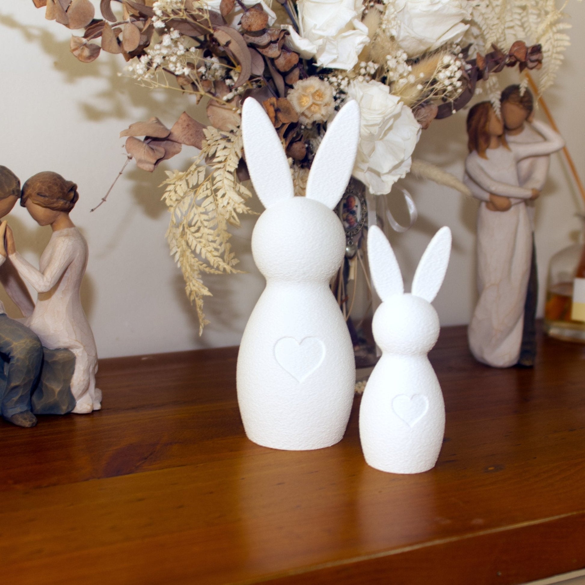 Easter Bunny Decoration - Home Decor - HL Designs - EBD - PLA - SML - WHI