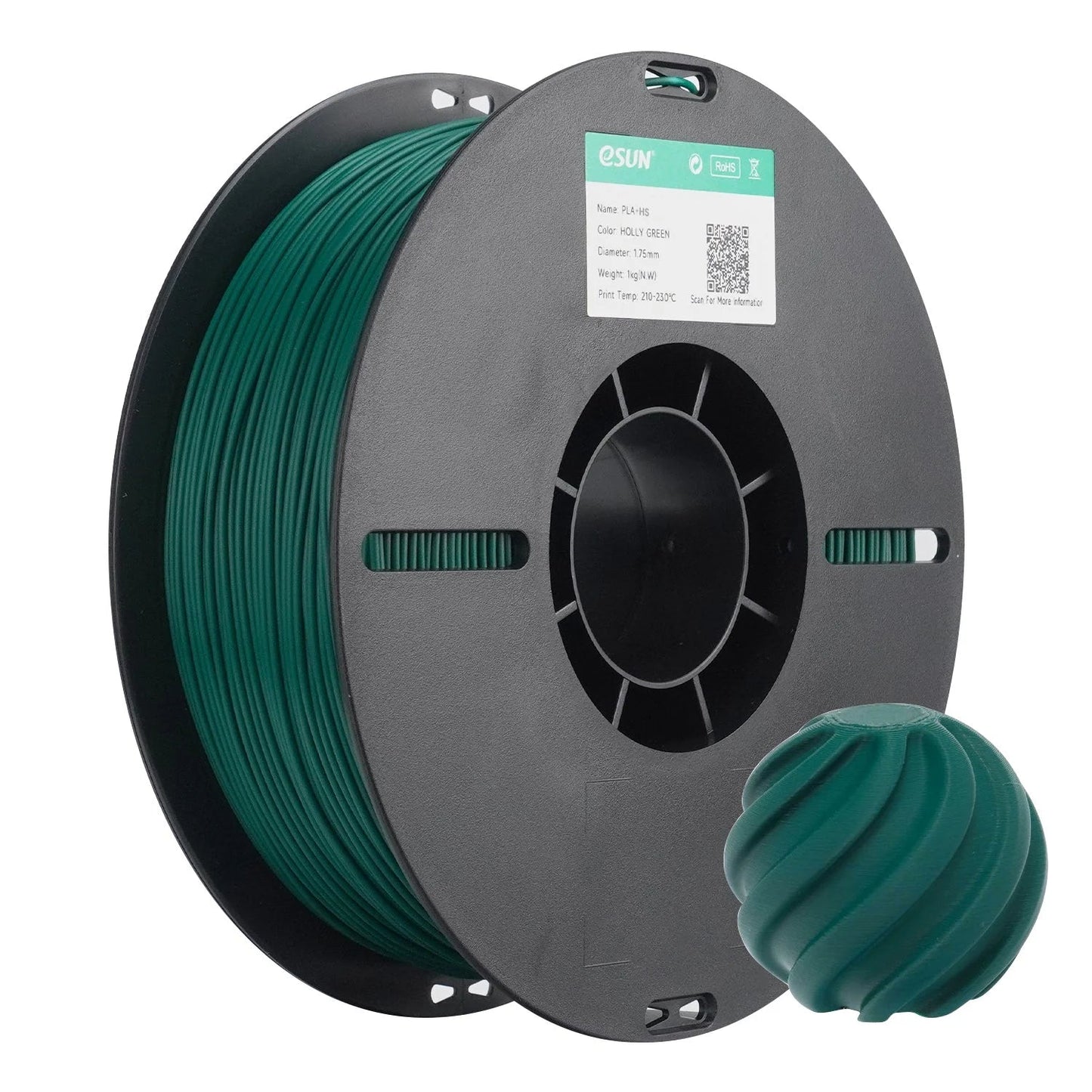 eSUN PLA+ HS High Speed 3D Print Filament 1.75mm 1kg - Filament - HL Designs - 