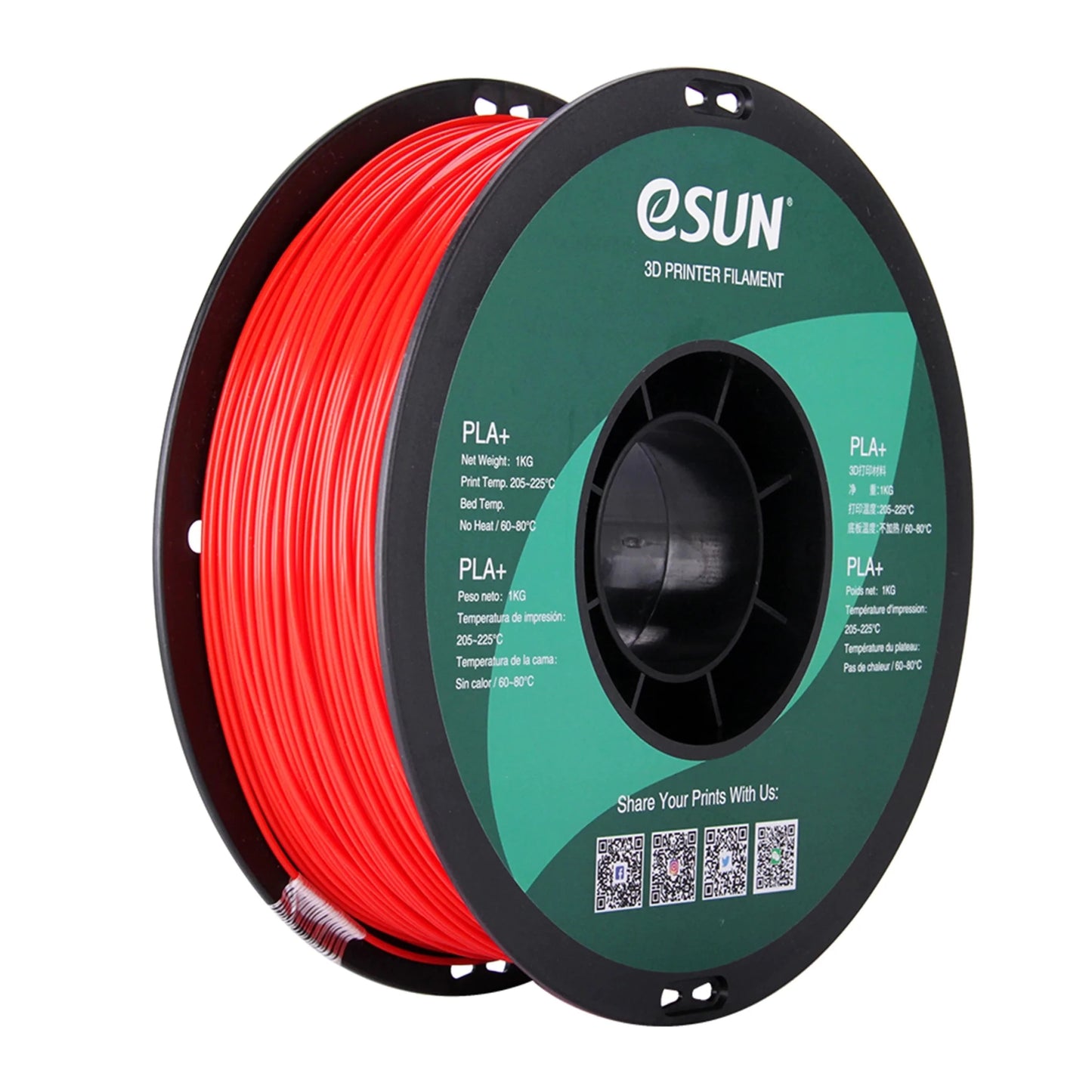 eSUN PLA+ HS High Speed 3D Print Filament 1.75mm 1kg - Filament - HL Designs - 