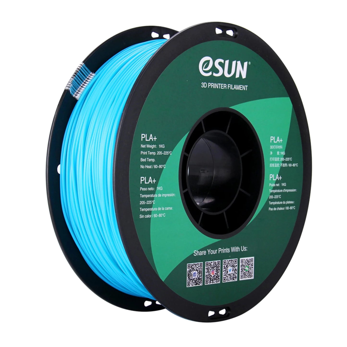 eSUN PLA+ HS High Speed 3D Print Filament 1.75mm 1kg - Filament - HL Designs - 