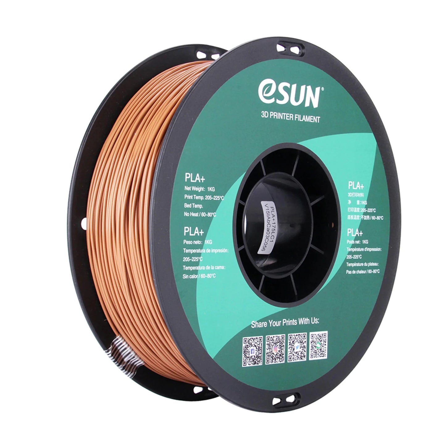 eSUN PLA+ HS High Speed 3D Print Filament 1.75mm 1kg - Filament - HL Designs - 