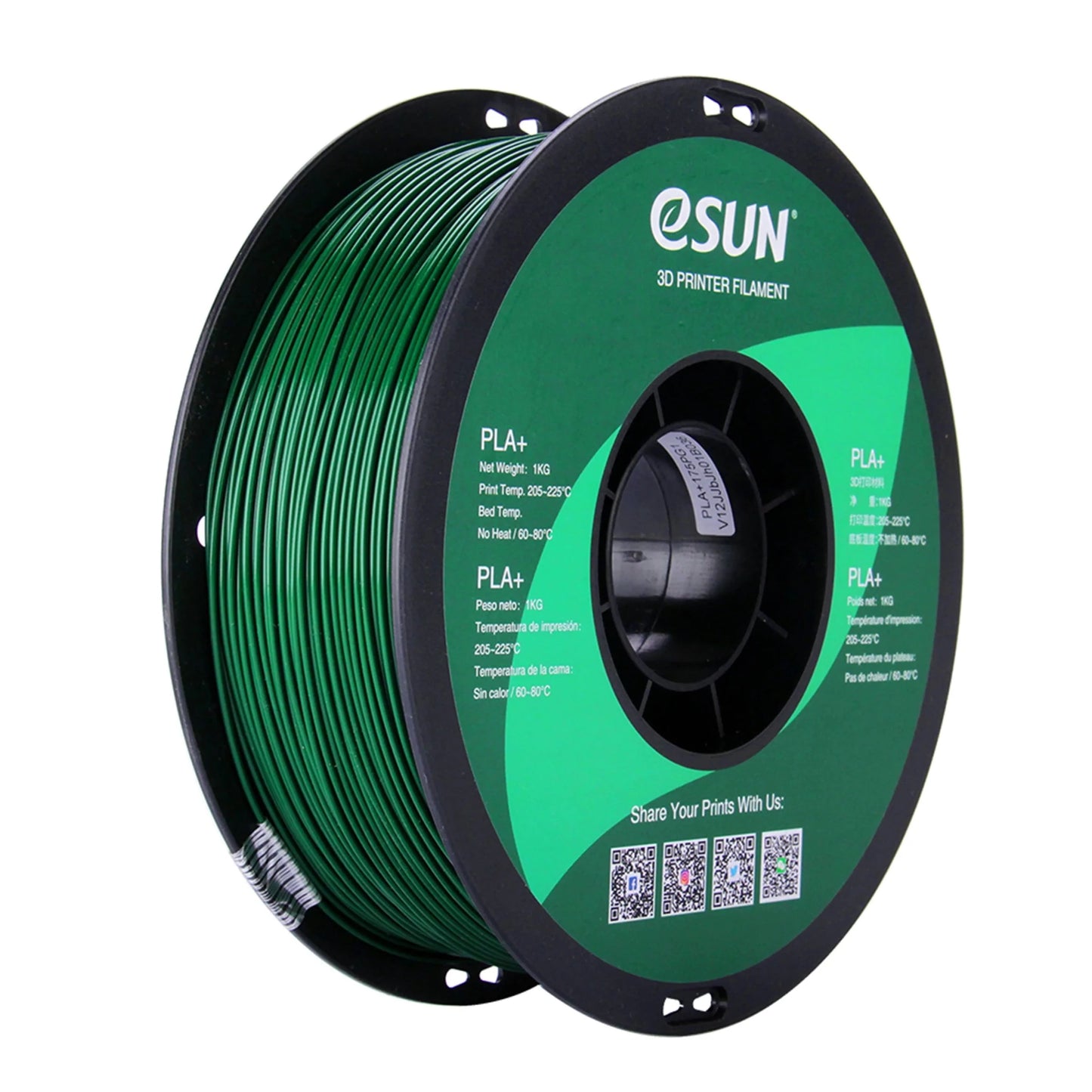 eSUN PLA+ HS High Speed 3D Print Filament 1.75mm 1kg - Filament - HL Designs - 
