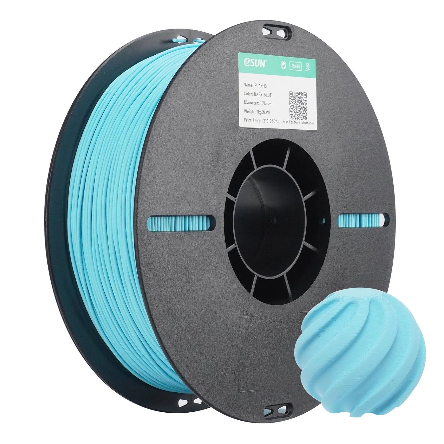 eSUN PLA+ HS High Speed 3D Print Filament 1.75mm 1kg - Filament - HL Designs - 