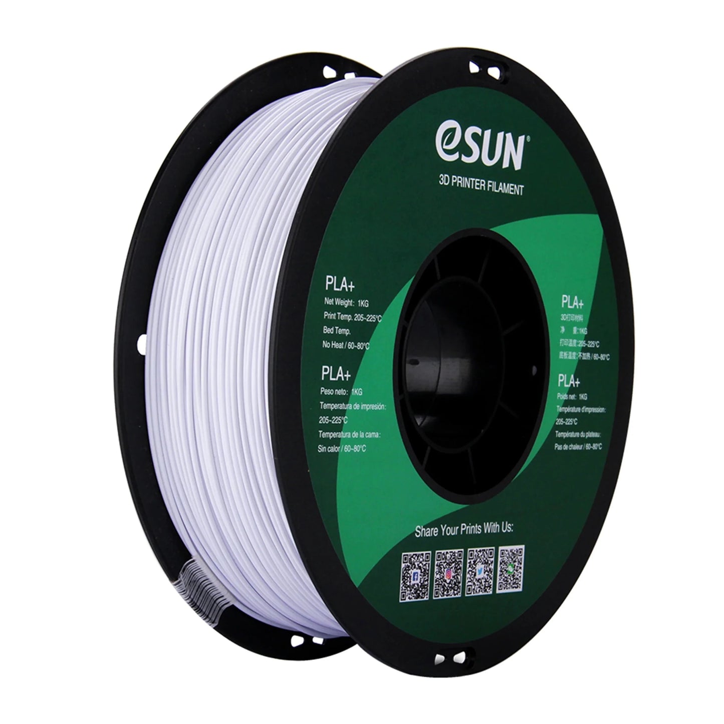 eSUN PLA+ HS High Speed 3D Print Filament 1.75mm 1kg - Filament - HL Designs - 