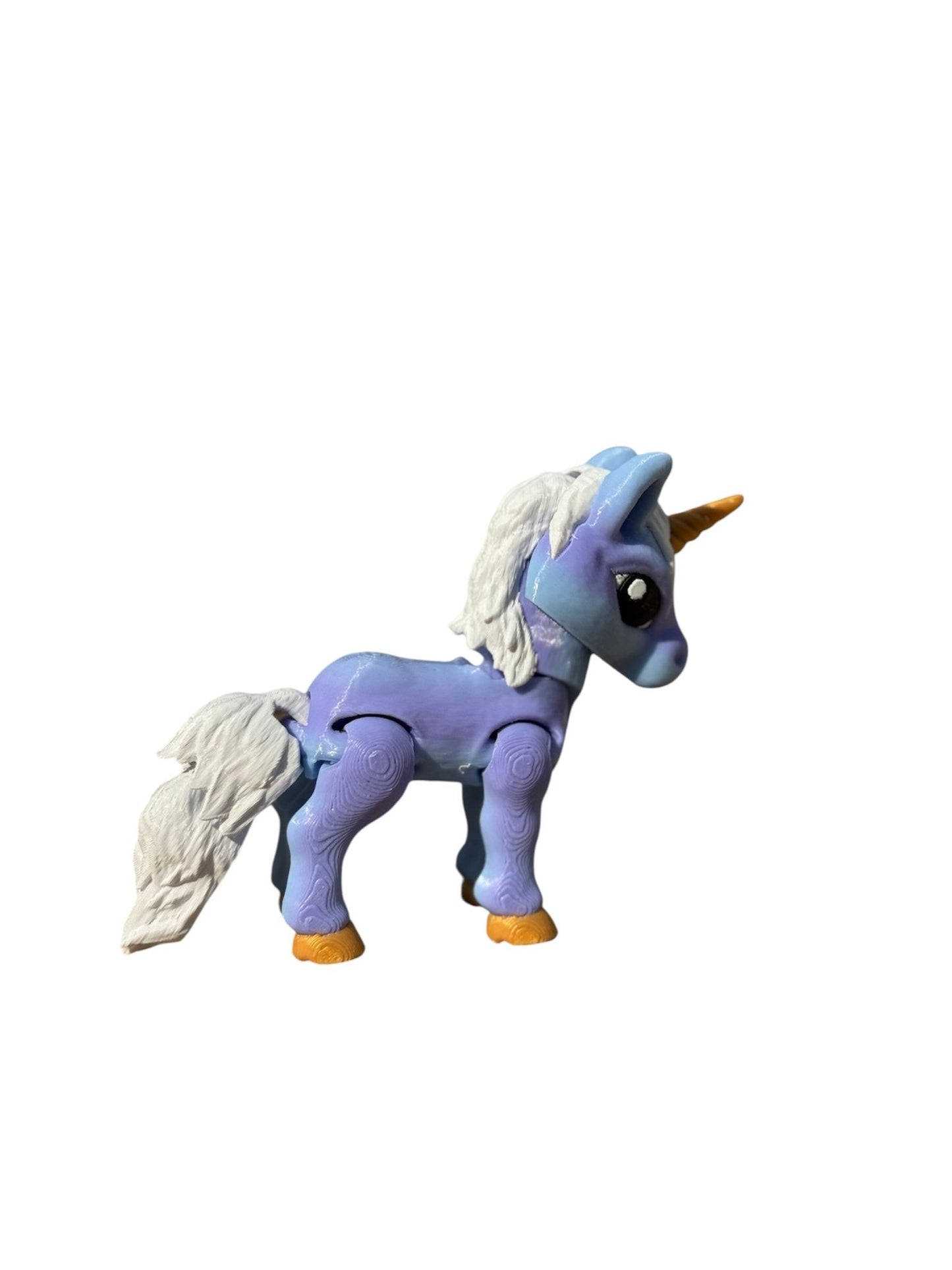 Flexi Unicorn – 3D Printed Articulated Unicorn Toy | Flexible Fantasy Fidget, Sensory Gift | Collectible for Kids & Adults - Articulated Toy - HL Designs - SKU - UNI - BB - 1