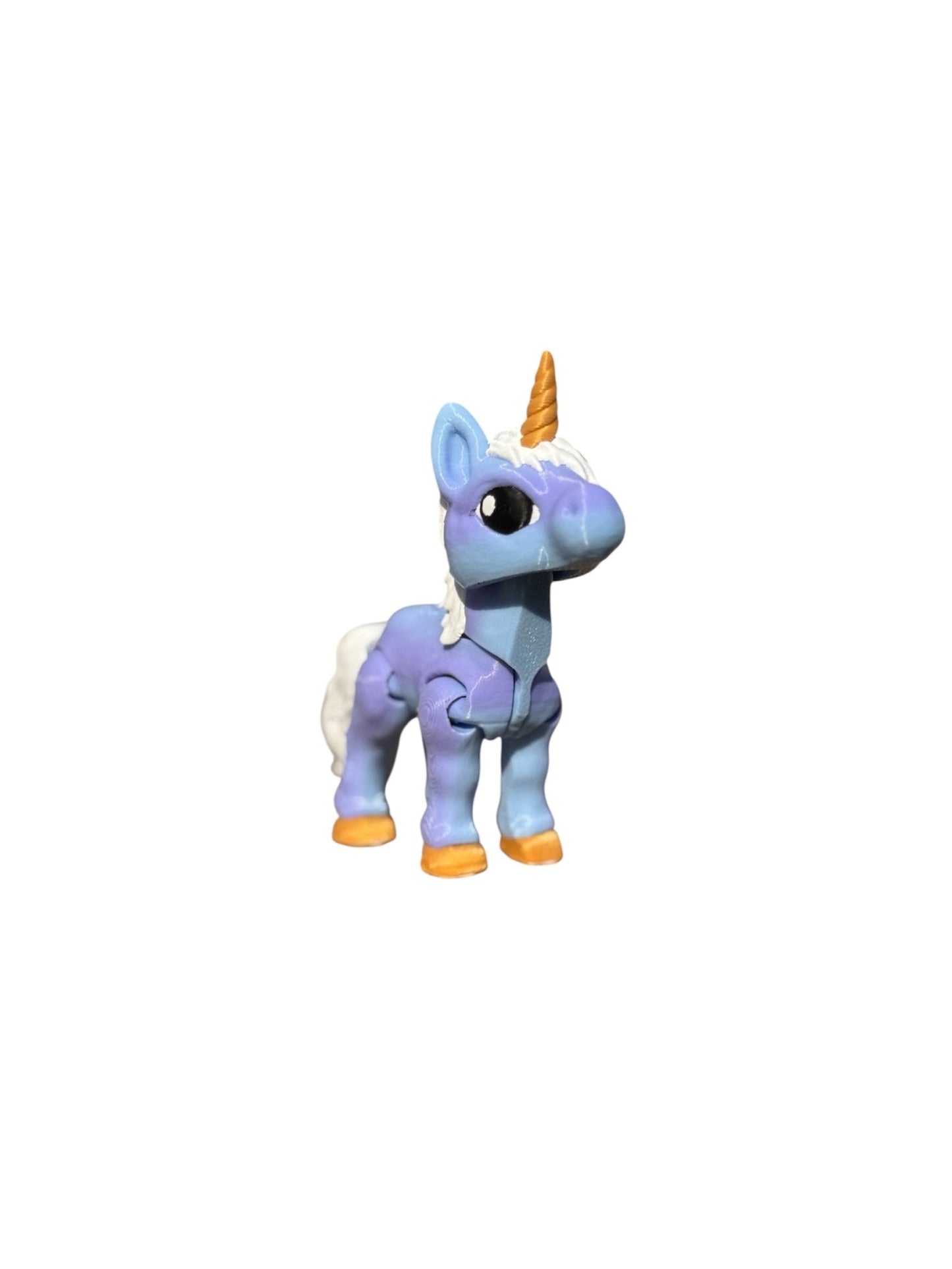 Flexi Unicorn – 3D Printed Articulated Unicorn Toy | Flexible Fantasy Fidget, Sensory Gift | Collectible for Kids & Adults - Articulated Toy - HL Designs - SKU - UNI - BB - 1