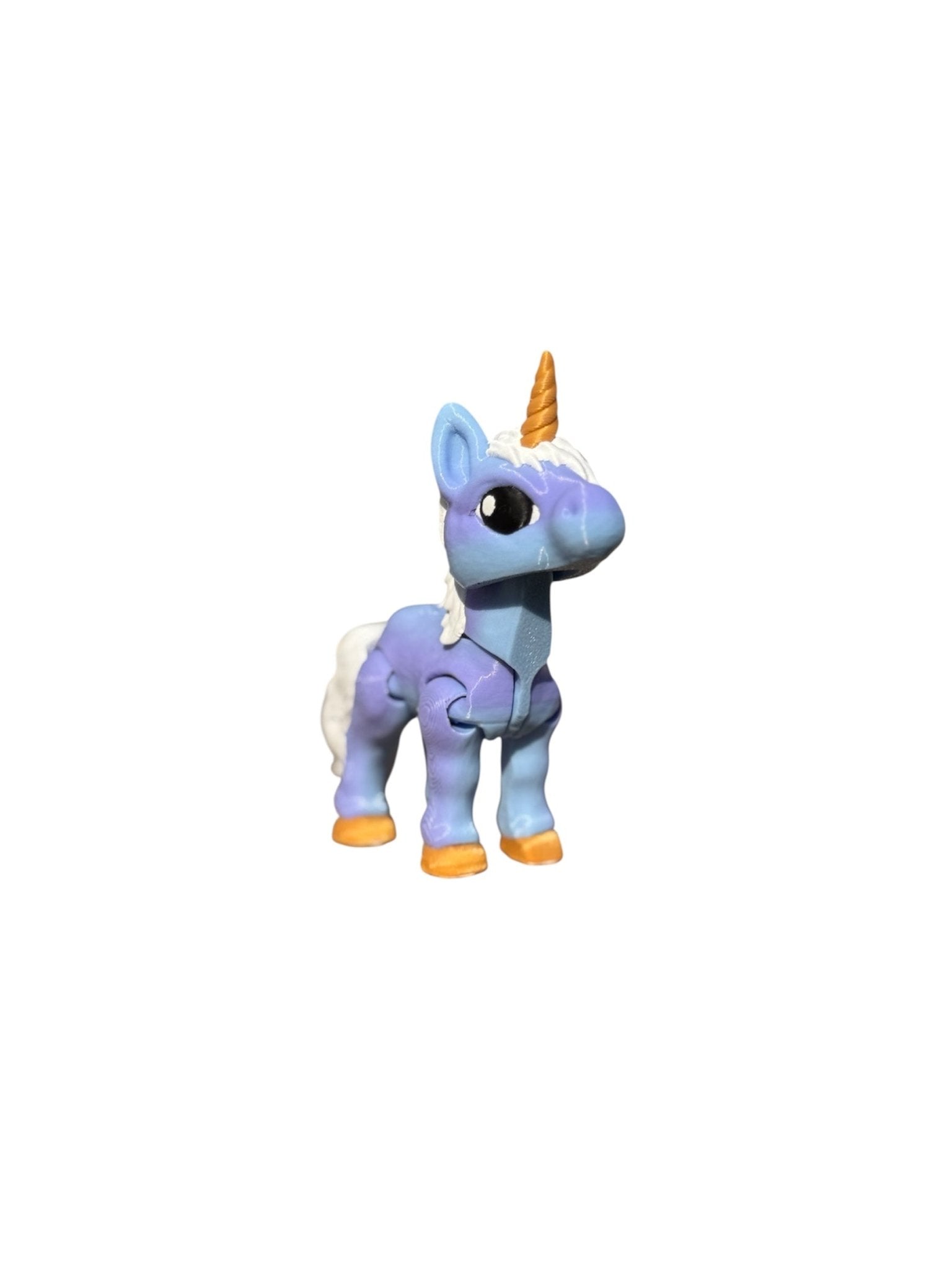 Flexi Unicorn – 3D Printed Articulated Unicorn Toy | Flexible Fantasy Fidget, Sensory Gift | Collectible for Kids & Adults - Articulated Toy - HL Designs - SKU - UNI - BB - 1