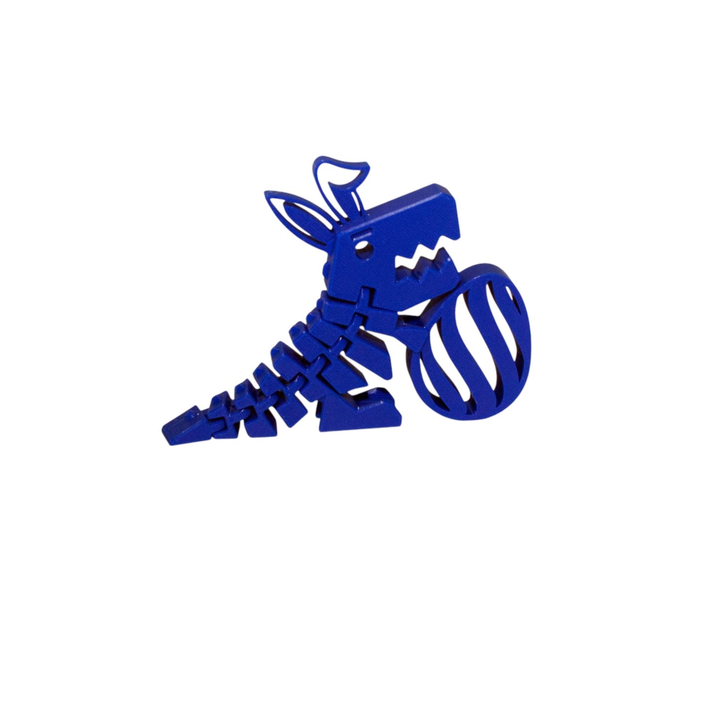Flexy Dino Easter Bunny Fidget Toy - Articulated Toy - HL Designs - FDEBFT - PLA - BLU
