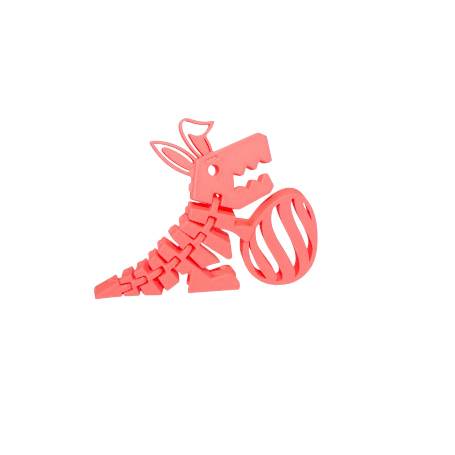 Flexy Dino Easter Bunny Fidget Toy - Articulated Toy - HL Designs - FDEBFT - PLA - PIN