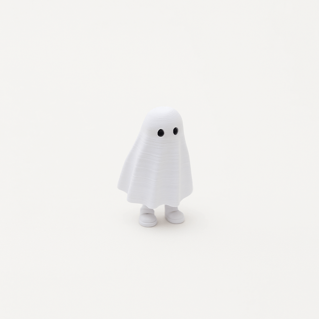 Ghost Jigglit – 3D Printed Articulated Ghost Toy | Flexible Fidget, Sensory | Collectible Gift for Kids & Adults - Articulated Toy - HL Designs - JIG-PLA-GHO