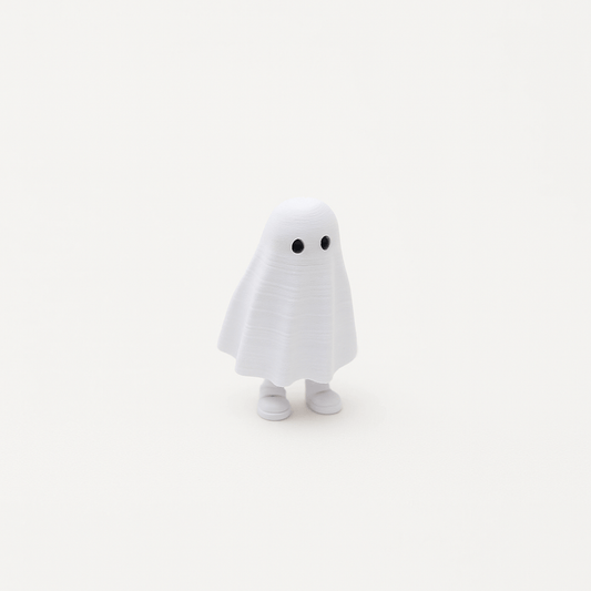 Ghost Jigglit – 3D Printed Articulated Ghost Toy | Flexible Fidget, Sensory | Collectible Gift for Kids & Adults - Articulated Toy - HL Designs - JIG-PLA-GHO