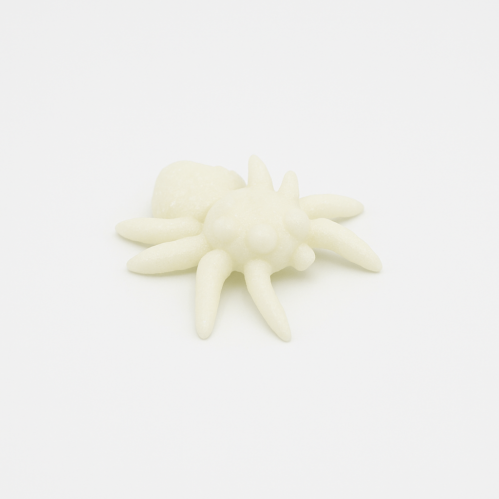 Glow Spider Jigglit – Glow in the Dark 3D Printed Articulated Spider Toy | Flexible Fidget, Sensory Gift | Collectible for Kids & Adults - Articulated Toy - HL Designs - JIG-PLA-GLS