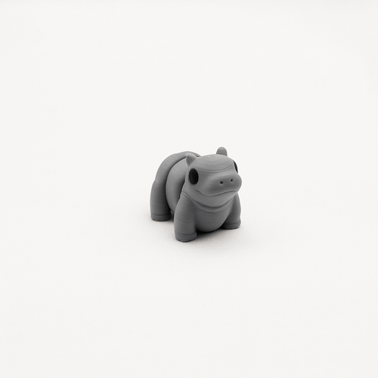 Hippo Jigglit – 3D Printed Articulated Hippo Toy | Flexible Fidget, Sensory | Collectible Gift for Kids & Adults - Articulated Toy - HL Designs - JIG-PLA-HIP
