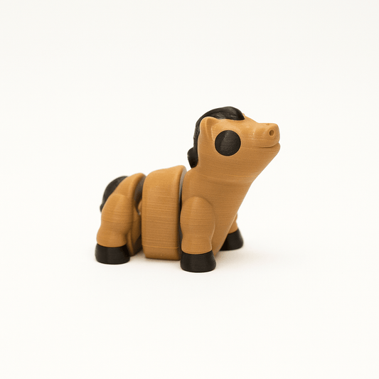 Horse Jigglit – 3D Printed Articulated Horse Toy | Flexible Fidget, Sensory | Collectible Gift for Kids & Adults - Articulated Toy - HL Designs - JIG-PLA-HOR