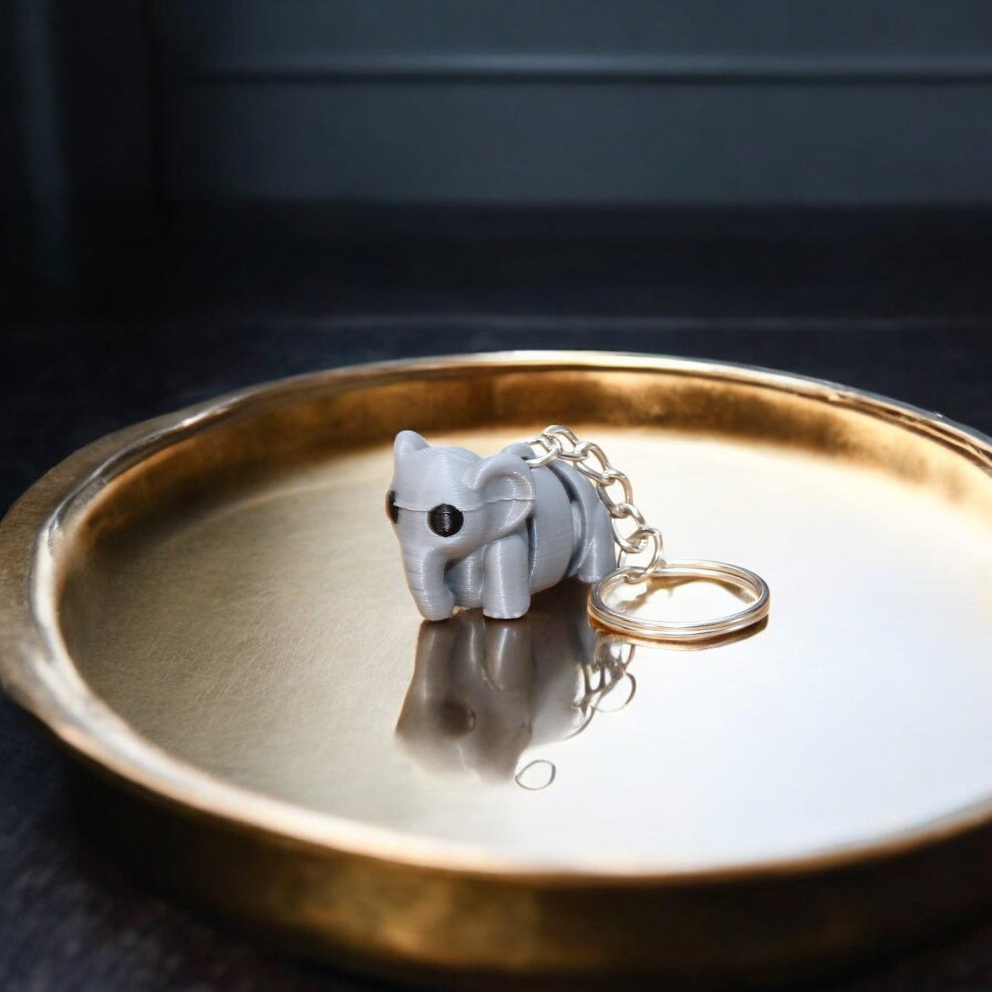 Jigglitz Keychain – 3D Printed Articulated Toy Key Ring | Flexible Collectible Fidget | Sensory Toy for Kids & Adults - Articulated - HL Designs - KEY - ELE - PLA