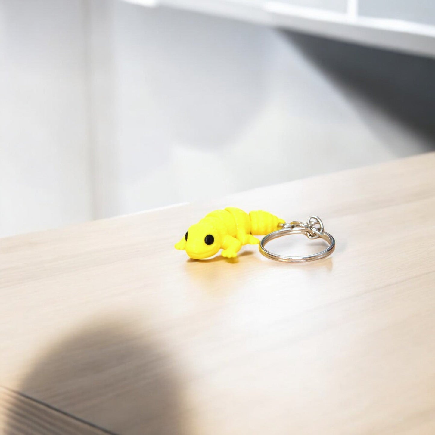 Jigglitz Keychain – 3D Printed Articulated Toy Key Ring | Flexible Collectible Fidget | Sensory Toy for Kids & Adults - Articulated - HL Designs - KEY - LEO - PLA