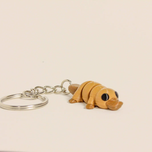 Jigglitz Keychain – 3D Printed Articulated Toy Key Ring | Flexible Collectible Fidget | Sensory Toy for Kids & Adults - Articulated - HL Designs - KEY - PLA - PLA