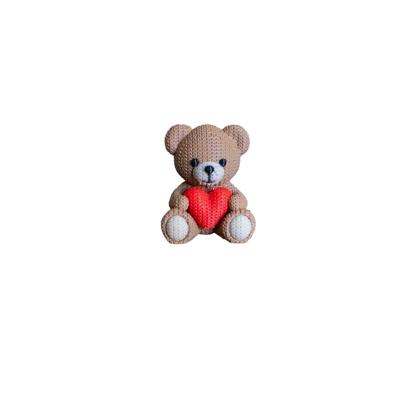 Knitted Animal Figures | 3D Printed Décor & Kids Toy | H&L Designs - Decor - HL Designs - HLD-KAF-BEAR