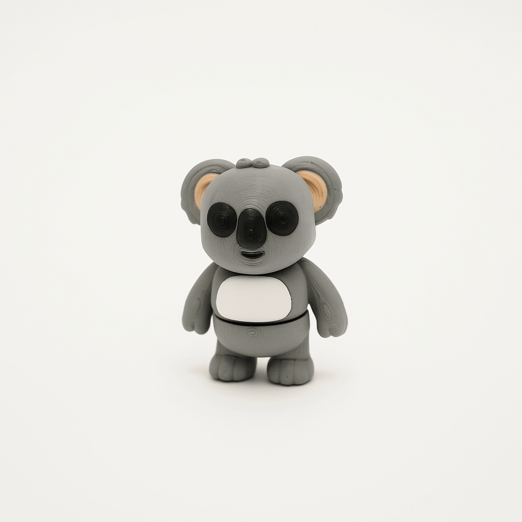 Koala Jigglit – 3D Printed Articulated Koala Toy | Flexible Fidget, Sensory | Collectible Gift for Kids & Adults - Articulated Toy - HL Designs - JIG-PLA-KOA