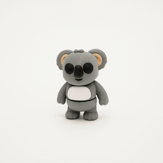 Koala Jigglit – 3D Printed Articulated Koala Toy | Flexible Fidget, Sensory | Collectible Gift for Kids & Adults - Articulated Toy - HL Designs - JIG-PLA-KOA
