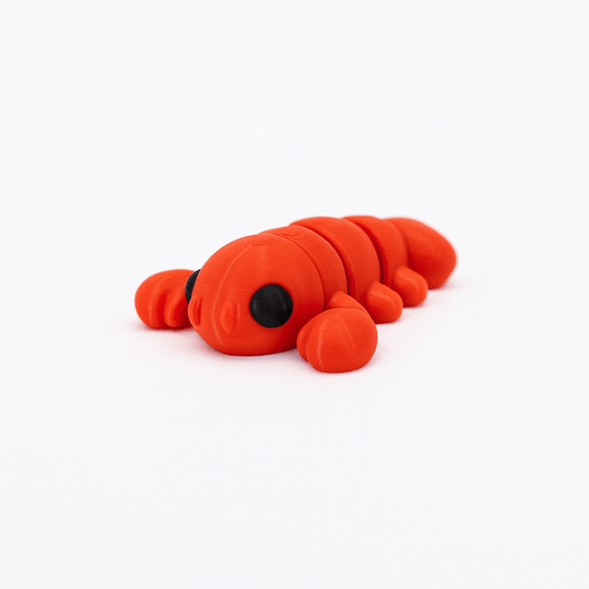 Lobster Jigglit – 3D Printed Articulated Lobster Toy | Flexible Fidget, Sensory Gift | Collectible for Kids & Adults - Articulated Toy - HL Designs - SKU-JIG-LOB