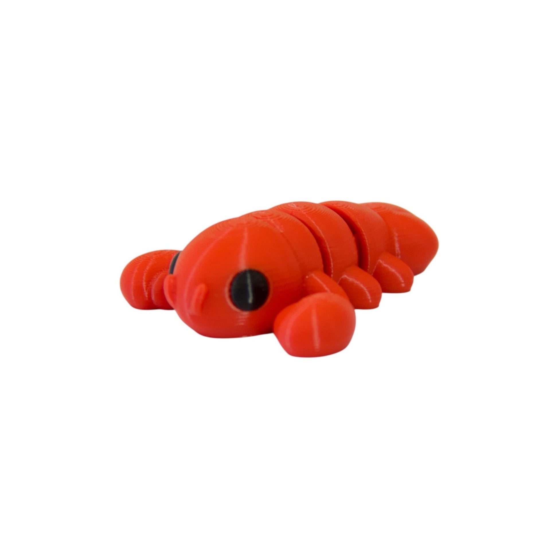 Lobster Jigglit – 3D Printed Articulated Lobster Toy | Flexible Fidget, Sensory Gift | Collectible for Kids & Adults - Articulated Toy - HL Designs - SKU - JIG - LOB