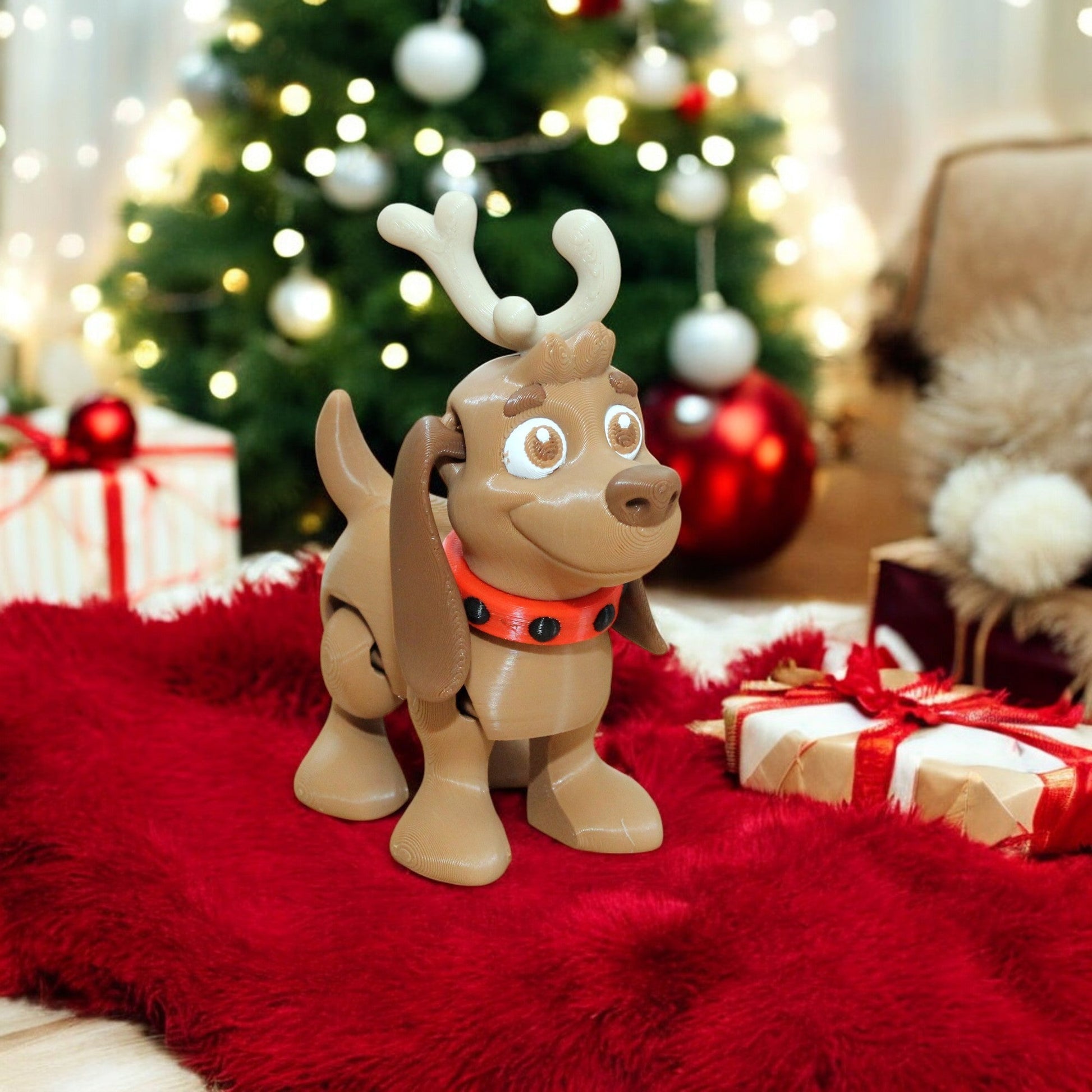 Max Flexi Dog - Articulated Toy - HL Designs - MFD - PLA - MAX