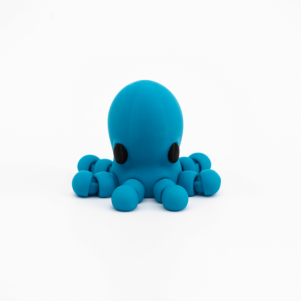 Octopus Jigglit – 3D Printed Articulated Octopus Toy | Flexible Fidget, Sensory | Collectible Gift for Kids & Adults - Articulated Toy - HL Designs - JIG-PLA-OCT
