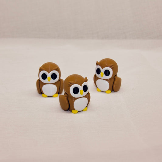 Owl Jigglit - Articulated Toy - HL Designs - JIG - PLA - OWL